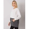 Rue Paris Megztinis-RV-BL-7197.89P-baltas-pilkas