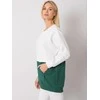 Rue Paris Megztinis-RV-BL-7197.89P-baltas-žalias
