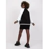 Rue Paris Megztinis-RV-BL-7351.28X-juodai baltas