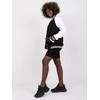 Rue Paris Megztinis-RV-BL-7351.28X-juodai baltas