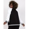 Rue Paris Megztinis-RV-BL-7351.28X-juodai baltas
