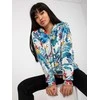Rue Paris Megztinis-RV-BL-8120.69P-baltas-mėlynas
