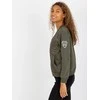 Rue Paris Megztinis-RV-BL-8225.88-khaki