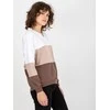 Rue Paris Megztinis-RV-BL-8328.65P-balta-ruda