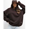 Rue Paris Bluza-RV-BL-A1038.01P-ciemny ruda