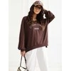 Rue Paris Bluza-RV-BL-A1220.11-ciemny ruda
