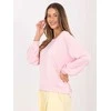 Rue Paris Bluza-RV-BL-A1220.11-jasny rožinė