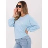 Rue Paris Bluza-RV-BL-A1220.11-šviesiai mėlyna