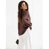 Rue Paris Bluza-RV-BL-A1221.13-ciemny ruda