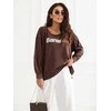 Rue Paris Bluza-RV-BL-A1221.13-ciemny ruda