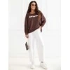 Rue Paris Bluza-RV-BL-A1221.13-ciemny ruda