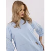 Rue Paris Bluza-RV-BL-A367-1.18P-šviesiai mėlyna