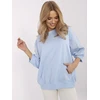 Rue Paris Bluza-RV-BL-A367-1.18P-šviesiai mėlyna