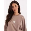 Rue Paris Bluza-RV-BL-A877.19P-ciemny bezowy