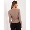 Rue Paris Bluzka-RV-BZ-A1045.99-ciemny bezowy