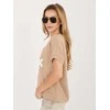 Rue Paris Bluzka-RV-BZ-A1262.00-ciemny bezowy