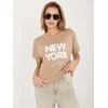 Rue Paris Bluzka-RV-BZ-A1262.00-ciemny bezowy