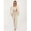 Rue Paris Bluzka-RV-BZ-A1262.00-ciemny bezowy