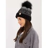 Kepurė Rue Paris Cap-JK-CZ-52.17-juodas