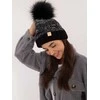 Kepurė Rue Paris Cap-JK-CZ-52.17-juodas
