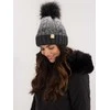 Kepurė Rue Paris Cap-JK-CZ-52.17-tamsiai pilka