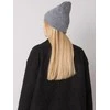 Kepurė Rue Paris Cap-JK-CZ-27.84P-tamsiai pilka