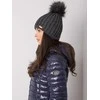 Kepurė Rue Paris Cap-JK-CZ-33.17-tamsiai pilka