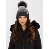 Kepurė Rue Paris Cap-JK-CZ-52.17-tamsiai pilka