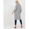Rue Paris Kardiganas-LO-SW-LK-3001.82P-pilka