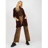 Rue Paris Kardiganas-LO-SW-LK-3002.98P-tamsiai ruda