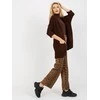 Rue Paris Kardiganas-LO-SW-LK-3002.98P-tamsiai ruda