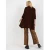 Rue Paris Kardiganas-LO-SW-LK-3002.98P-tamsiai ruda