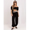Rue Paris Kelnės-IT-SP-10368.34-juoda