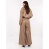 Rue Paris Kelnės-IT-SP-FL8569.85-ciemny bezowy