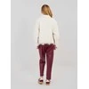 Rue Paris Kelnės-IT-SP-FL8576.06P-ciemny raudona