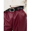 Rue Paris Kelnės-IT-SP-FL8576.06P-ciemny raudona