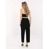 Rue Paris Kelnės-IT-SP-FL8916.80-juoda