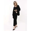 Rue Paris Kelnės-IT-SP-FL8916.80-juoda