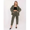 Rue Paris Kelnės-IT-SP-FL8916.80-khaki