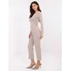 Rue Paris Kelnės-IT-SP-FL9069.00-jasny smėlio spalva