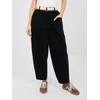 Rue Paris Kelnės-IT-SP-FL9665.14-juoda