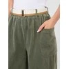 Rue Paris Kelnės-IT-SP-FL9665.14-khaki