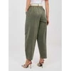 Rue Paris Kelnės-IT-SP-FL9665.14-khaki