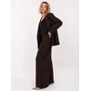 Rue Paris Kelnės-IT-SP-FL9787.85-ciemny ruda