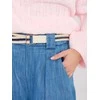 Rue Paris Kelnės jeans-IT-SP-FL9929.17P-mėlyna