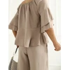 Rue Paris Komplet-IT-KMPL-10305.29-ciemny bezowy