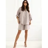 Rue Paris Komplet-IT-KMPL-10365.04-ciemny bezowy