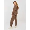 Rue Paris Laisvalaikio kostiumas moterims-IT-KMPL-20583.09P-ruda