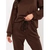 Rue Paris Laisvalaikio kostiumas moterims-IT-KMPL-21718.27P-ruda