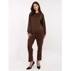 Rue Paris Laisvalaikio kostiumas moterims-IT-KMPL-21718.27P-ruda